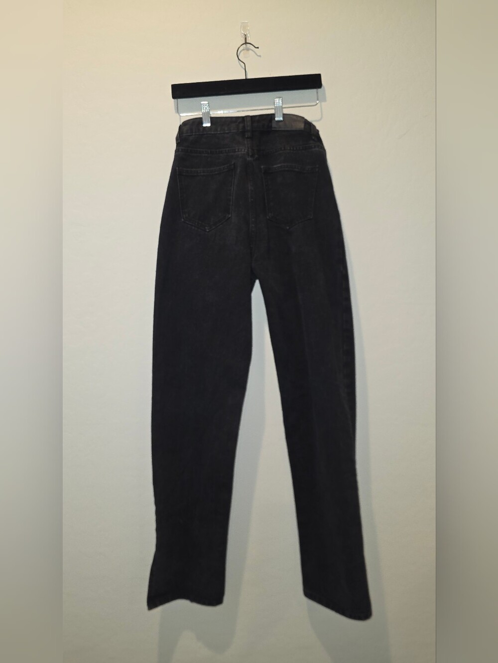 NastyGal Black High Waisted Boyfriend Jeans